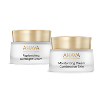 AHAVA Normal bis trockene Haut Combo für vollständige Feuchtigkeitsversorgung aus dem Toten Meer